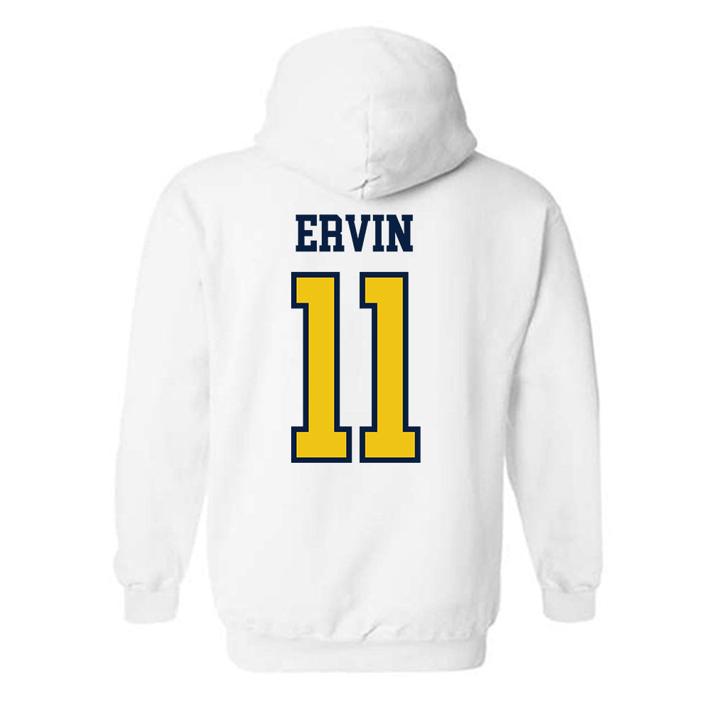 Michigan - NCAA Women's Soccer : Elle Ervin - Classic Shersey Hooded Sweatshirt-1