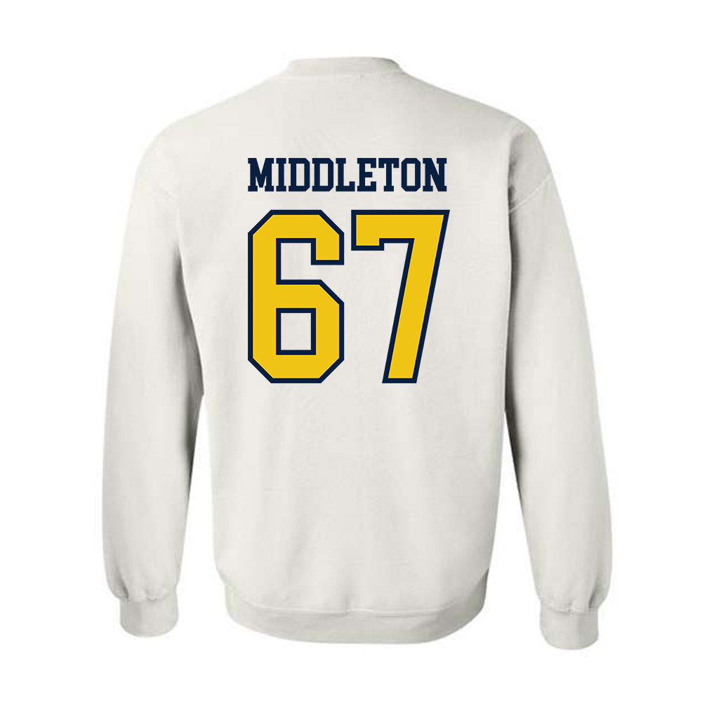 Michigan - NCAA Football : Trent Middleton - Classic Shersey Crewneck Sweatshirt-1