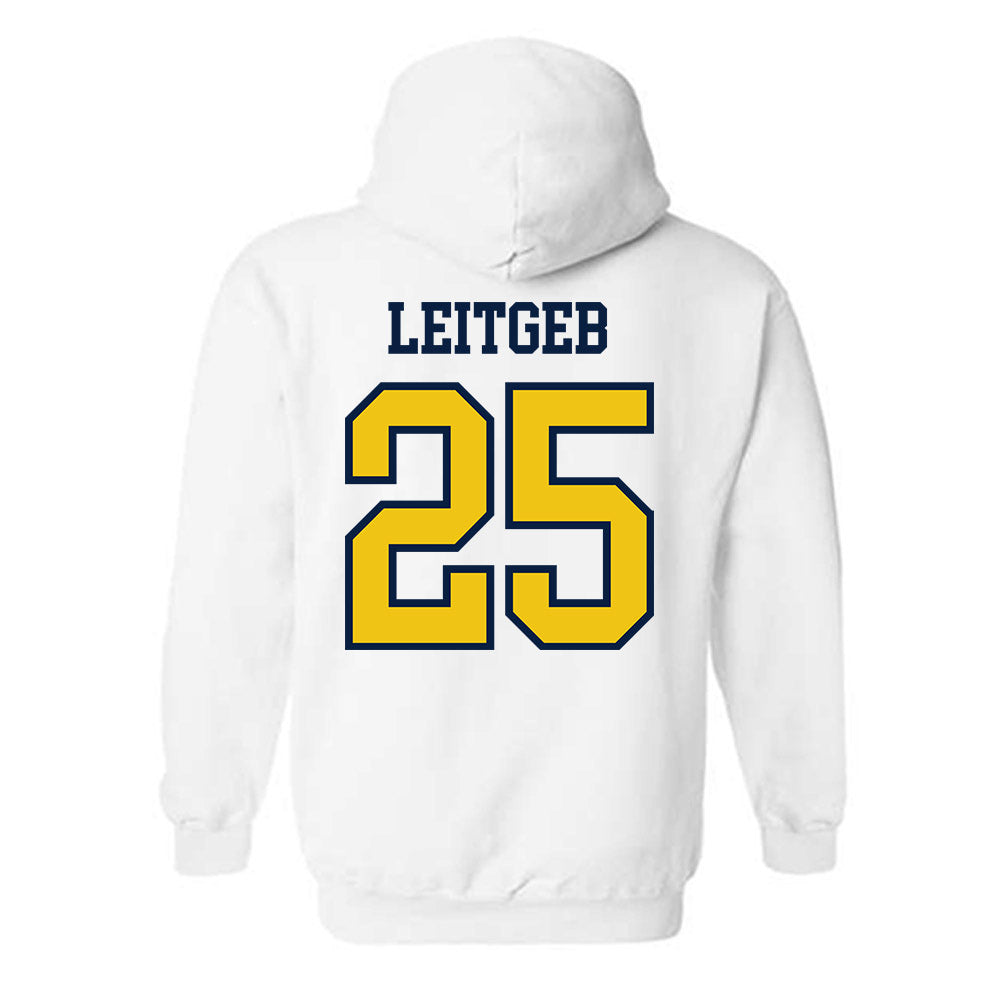 Michigan - NCAA Baseball : Brock leitgeb - Classic Shersey Hooded Sweatshirt-1