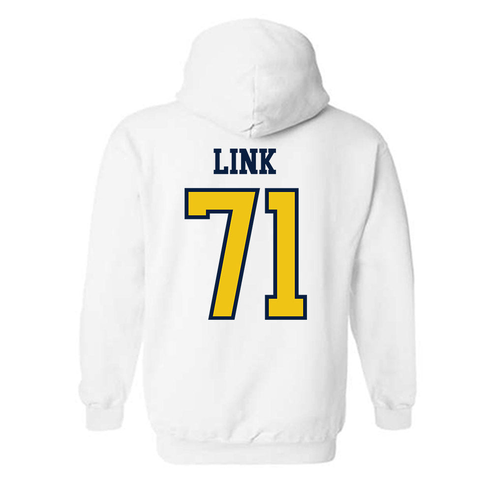 Michigan - NCAA Football : Evan Link - Classic Shersey Hooded Sweatshirt-1