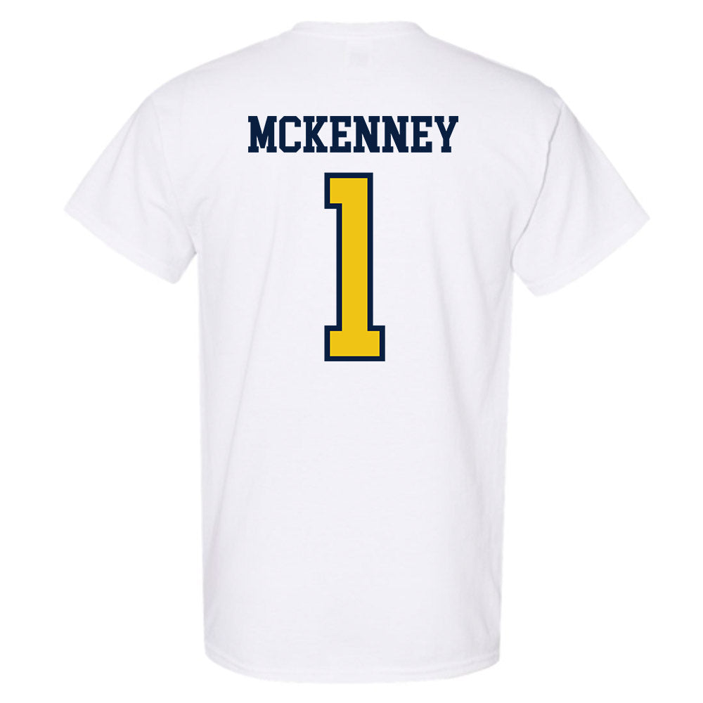 Michigan - NCAA Men's Basketball : Trey McKenney - Classic Shersey T-Shirt-1