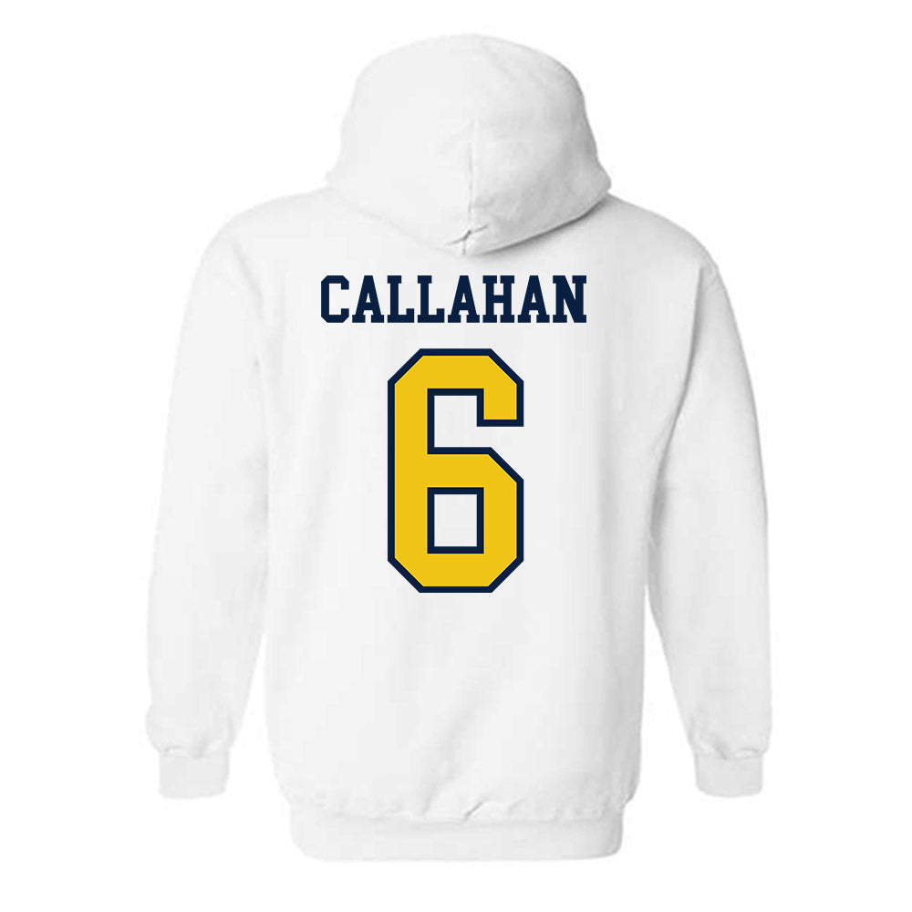 Michigan - NCAA Women's Lacrosse : Grace Callahan - Classic Shersey Hooded Sweatshirt-1