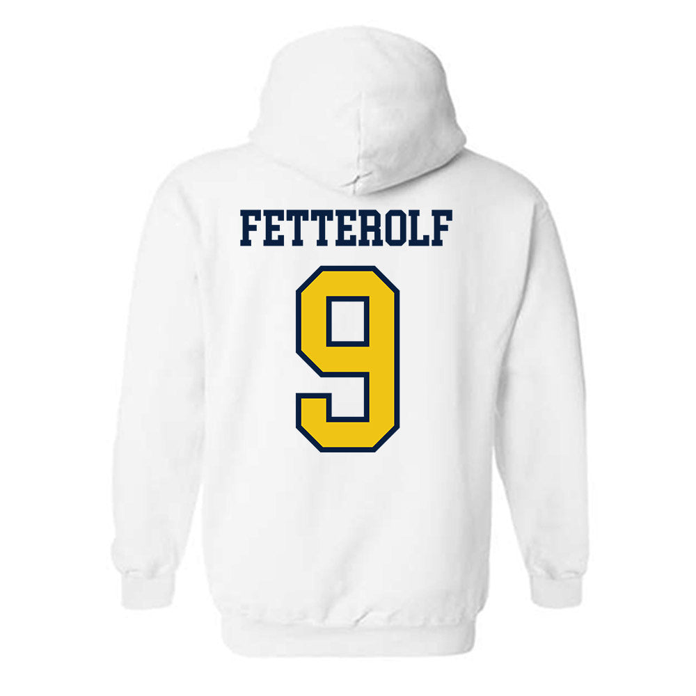 Michigan - NCAA Women's Lacrosse : Jane Fetterolf - Classic Shersey Hooded Sweatshirt-1