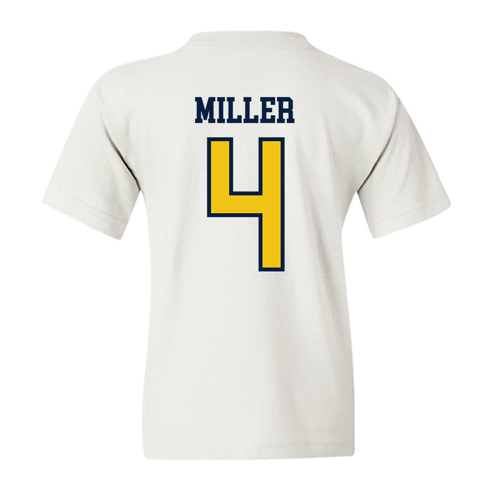 Michigan - NCAA Men's Soccer : Nolan Miller - Classic Shersey Youth T-Shirt-1