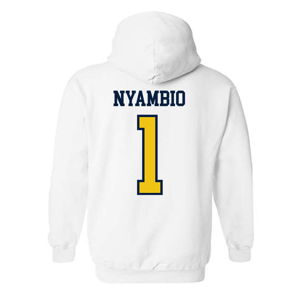 Michigan - NCAA Women's Volleyball : Serena Nyambio - Classic Shersey Hooded Sweatshirt-1