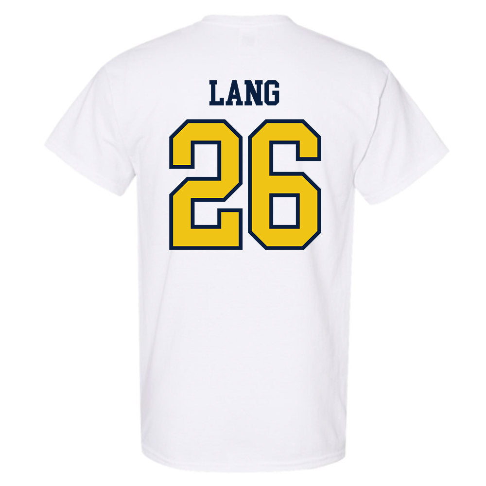 Michigan - NCAA Women's Soccer : Jenna Lang - Classic Shersey T-Shirt-1