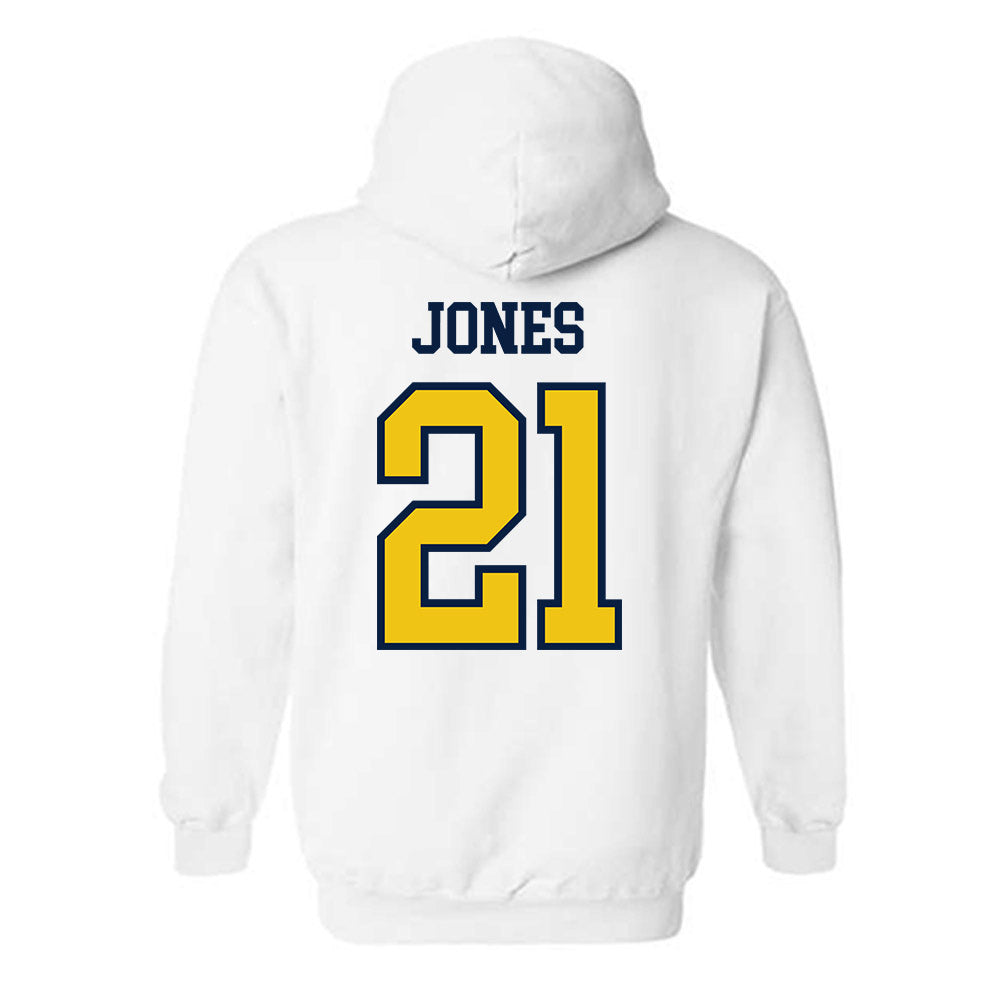 Michigan - NCAA Women's Soccer : Vickie Jones - Classic Shersey Hooded Sweatshirt-1