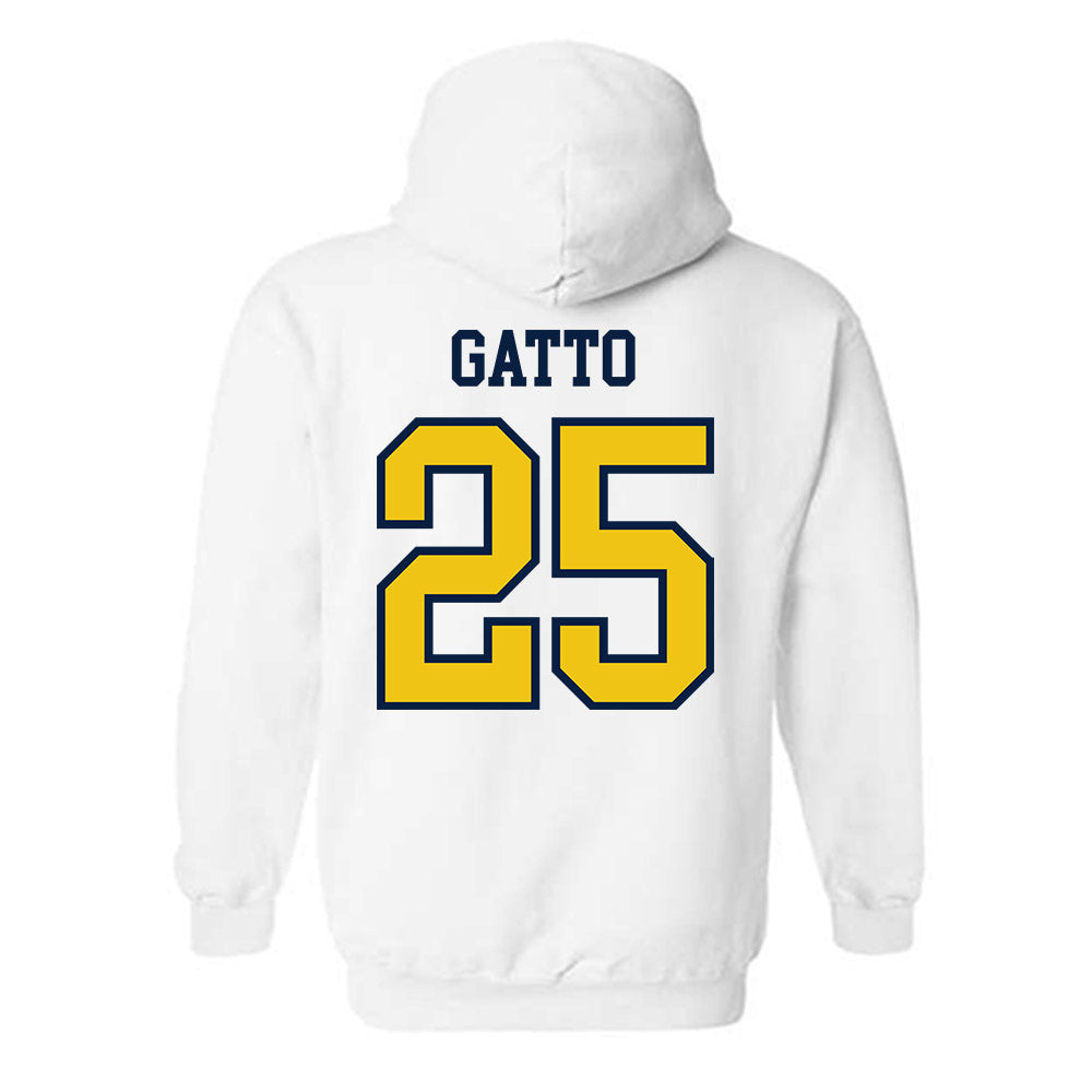 Michigan - NCAA Men's Lacrosse : Alex Gatto - Classic Shersey Hooded Sweatshirt-1