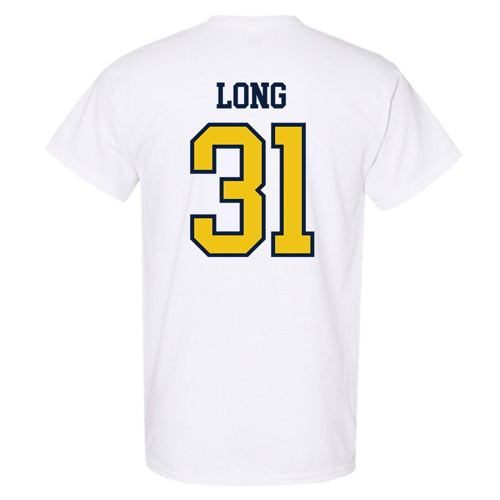 Michigan - NCAA Men's Lacrosse : Jack Long - Classic Shersey T-Shirt-1