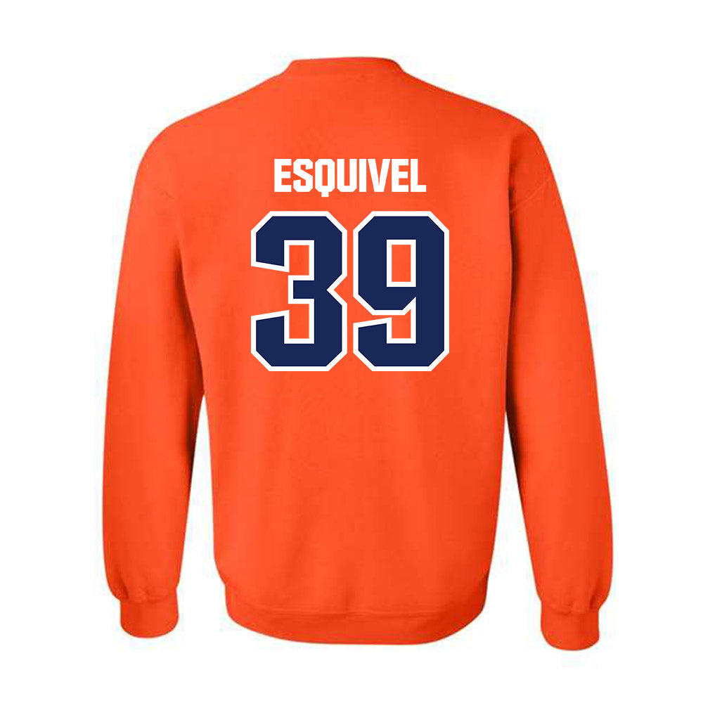 FPU - NCAA Baseball : Isaac Esquivel - Classic Shersey Crewneck Sweatshirt-1