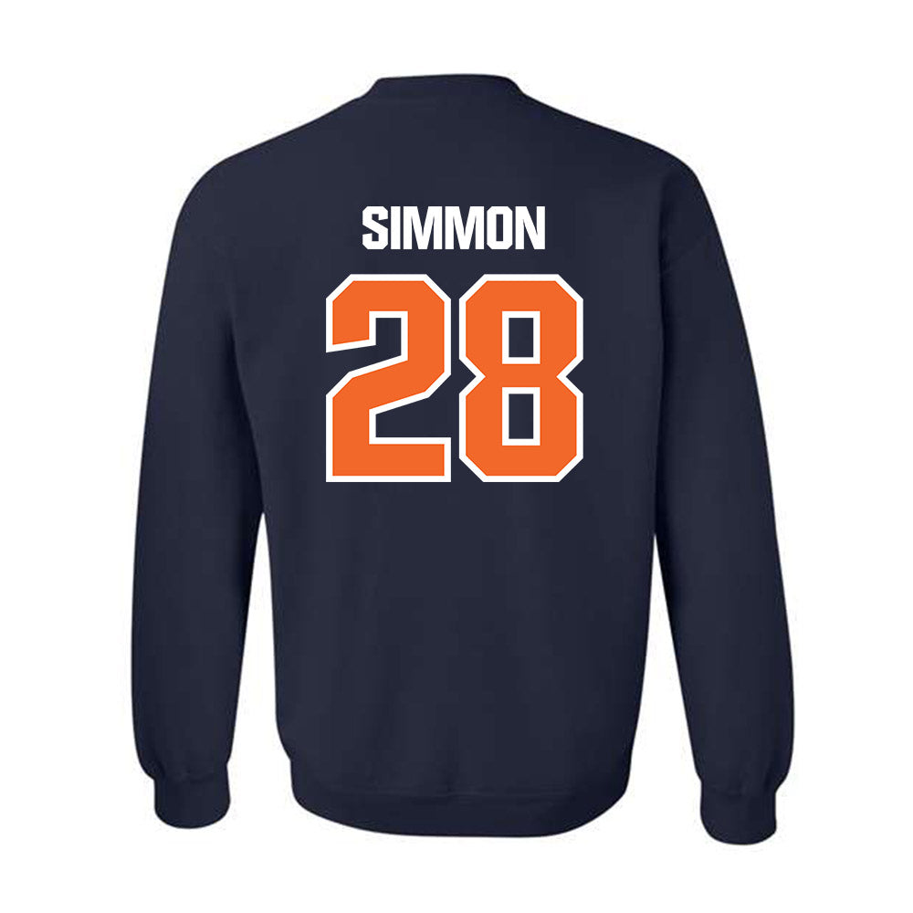 FPU - NCAA Baseball : Zach Simmon - Classic Shersey Crewneck Sweatshirt-1