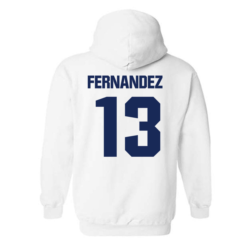 FPU - NCAA Men's Soccer : LJ Fernandez - Classic Shersey Hooded Sweatshirt-1