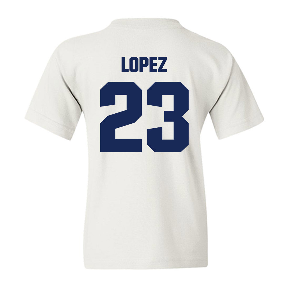 FPU - NCAA Baseball : Alex Lopez - Classic Shersey Youth T-Shirt-1