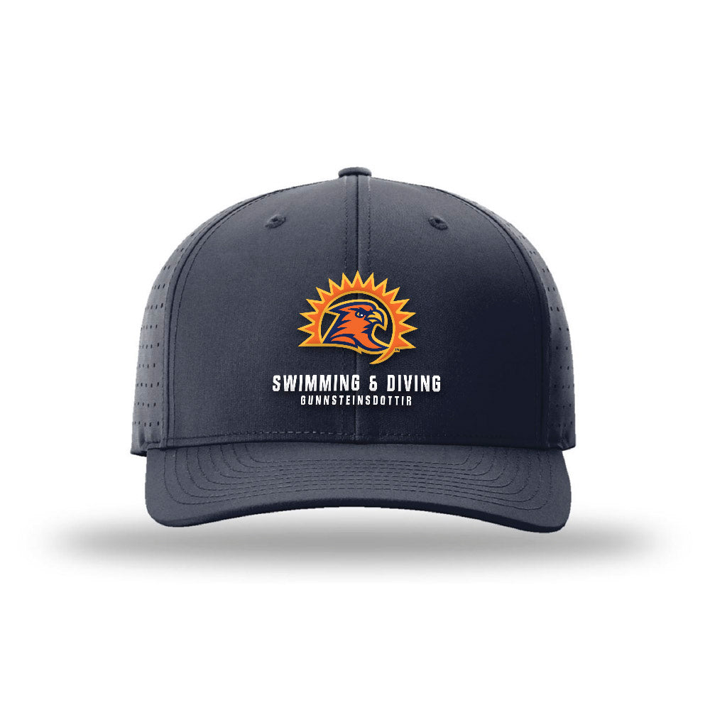 FPU - NCAA Women's Swimming & Diving : Anja Gunnsteinsdottir - Laser Performance Snapback Cap-0