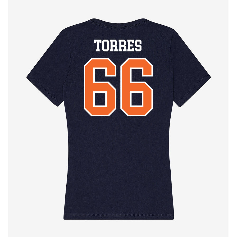 FPU - NCAA Baseball : Rogelio Torres - Classic Shersey Women's V-Neck T-Shirt-1
