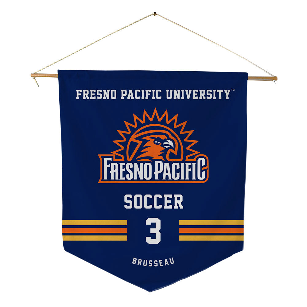 FPU - NCAA Men's Soccer : Beau Brusseau - Pennant - 18" x 21"-0