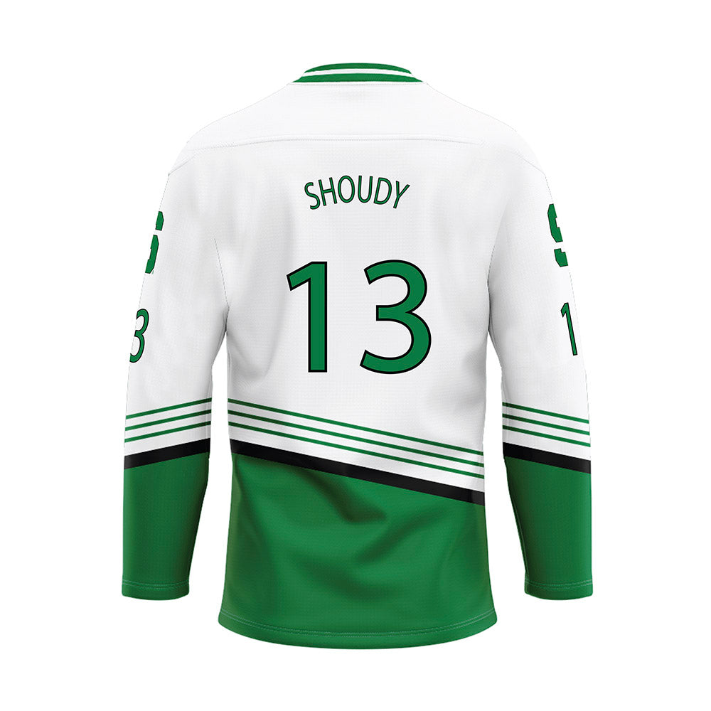 Michigan State - NCAA Men's Ice Hockey : Tiernan Shoudy - Replica Hockey Jersey-1