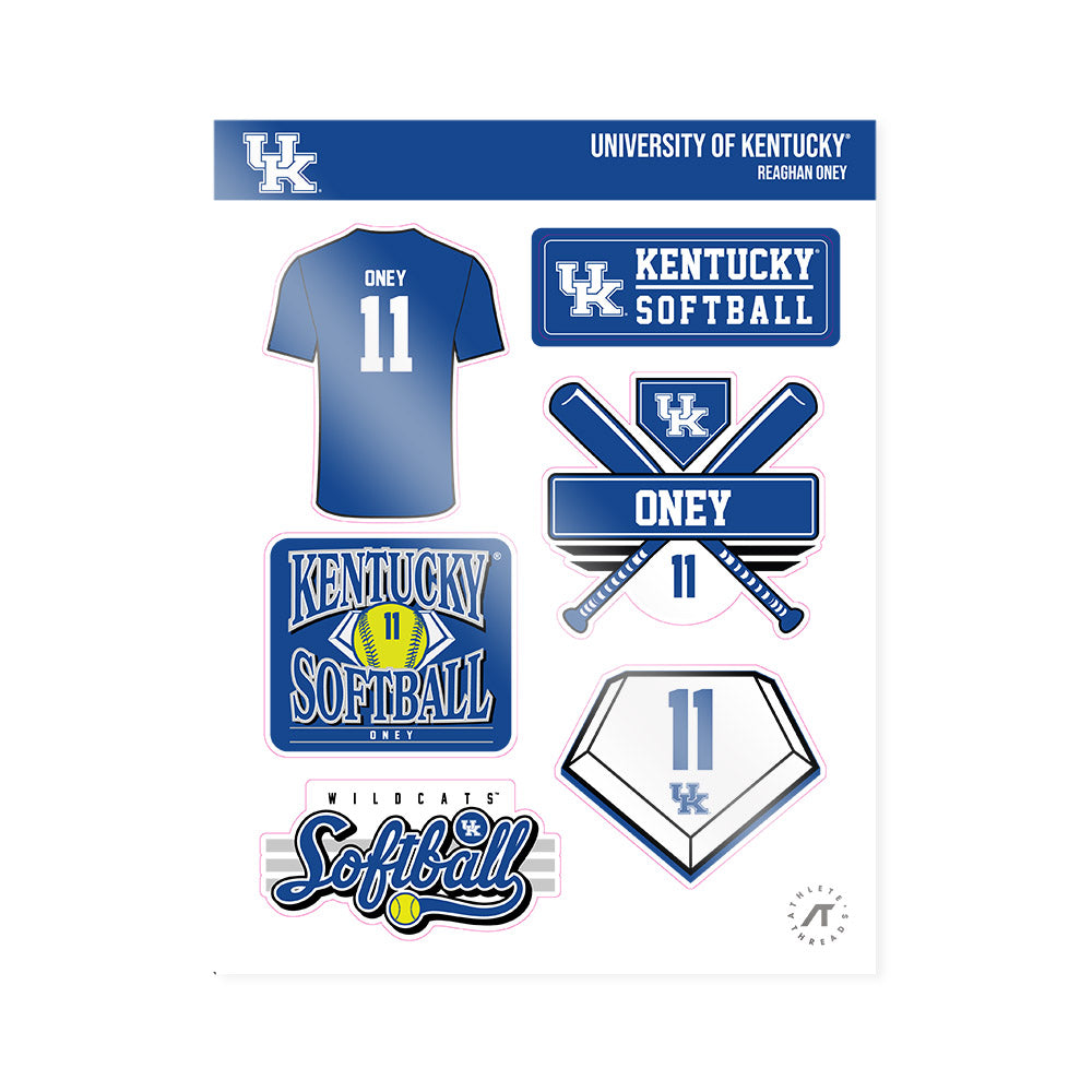 Kentucky - NCAA Softball : Reaghan Oney - Sticker Sheet-0