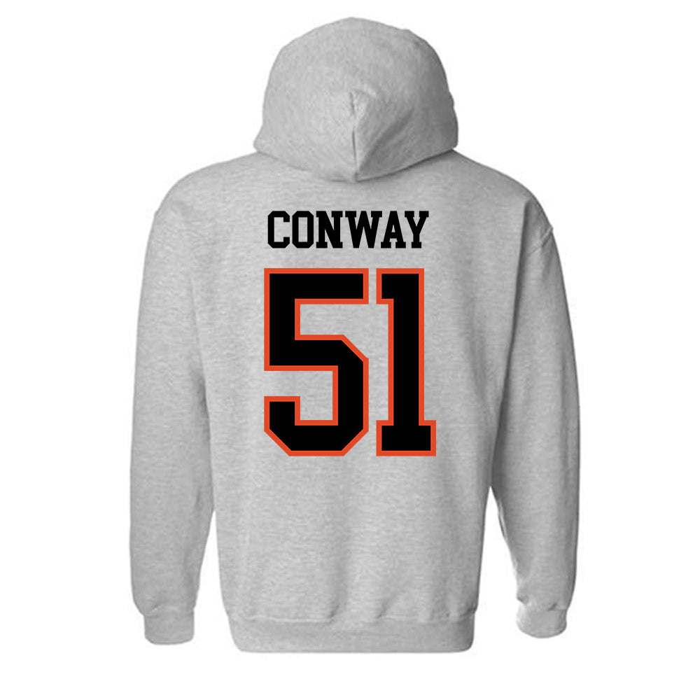 Oregon State - NCAA Football : Maddox Conway - Classic Shersey Hooded Sweatshirt-3