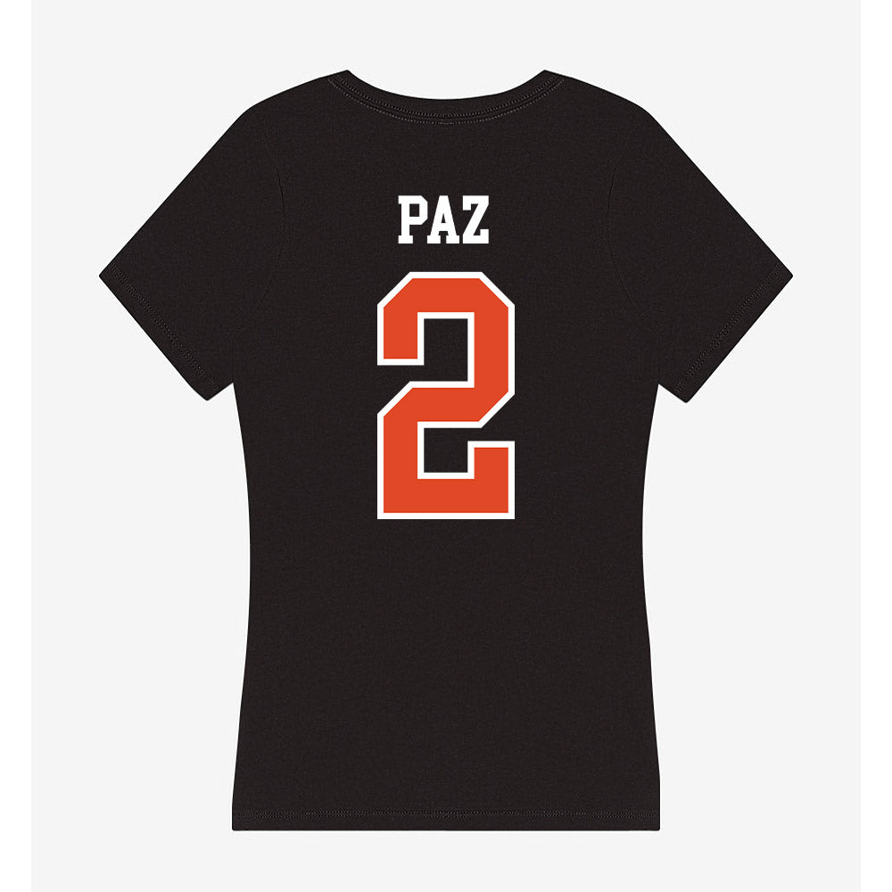 Oregon State - NCAA Women's Volleyball : Alondra Paz - Women's V-Neck T-Shirt-1