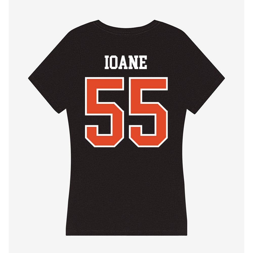 Oregon State - NCAA Football : Jeremiah Ioane - Women's V-Neck T-Shirt-1