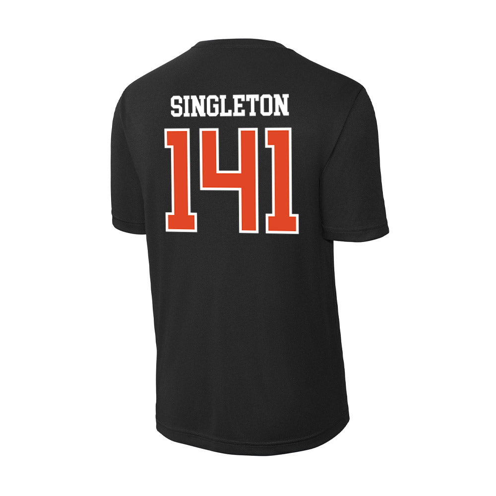 Oregon State - NCAA Wrestling : Nash Singleton - Activewear T-Shirt-1