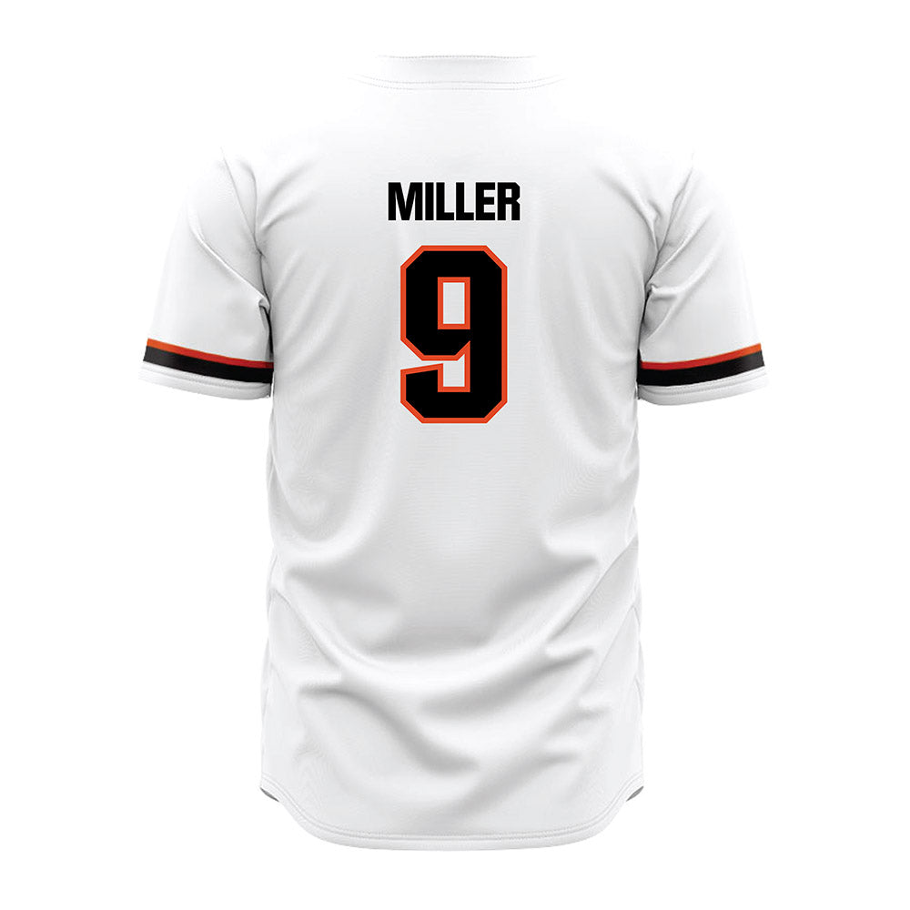 Oregon State - NCAA Baseball : Jace Miller - White Jersey-1