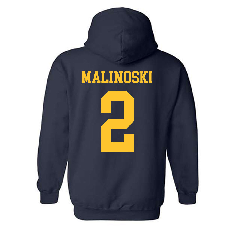 New Haven - NCAA Women's Volleyball : Payton Malinoski - Classic Shersey Hooded Sweatshirt-1