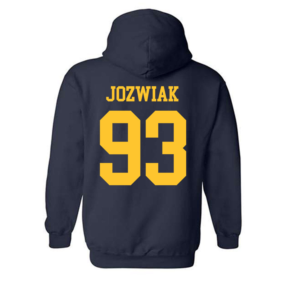 New Haven - NCAA Football : Logan Jozwiak - Classic Shersey Hooded Sweatshirt-1