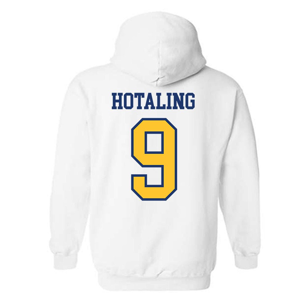 New Haven - NCAA Men's Basketball : Owen Hotaling - Classic Shersey Hooded Sweatshirt-1