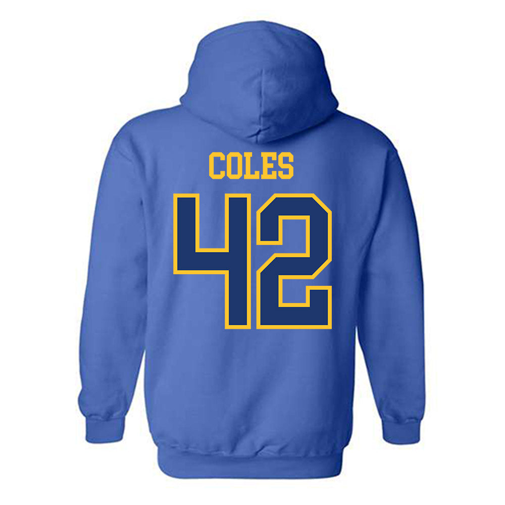 New Haven - NCAA Women's Basketball : Schuyler Coles - Classic Shersey Hooded Sweatshirt-1