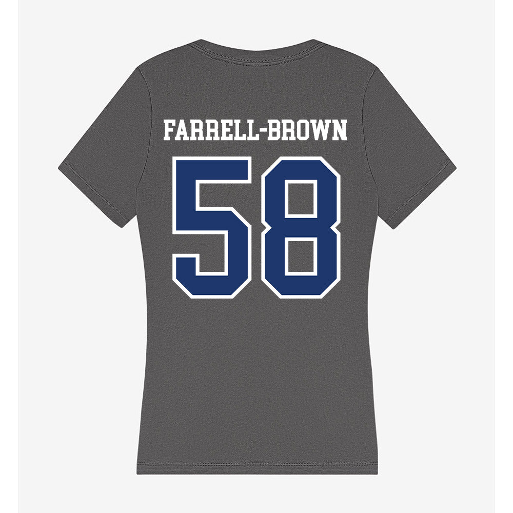 New Haven - NCAA Football : Dante Farrell-Brown - Classic Shersey Women's V-Neck T-Shirt-1