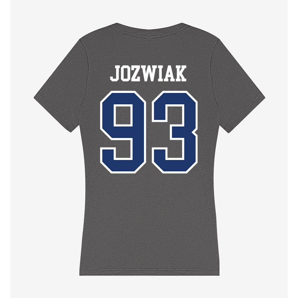 New Haven - NCAA Football : Logan Jozwiak - Classic Shersey Women's V-Neck T-Shirt-1