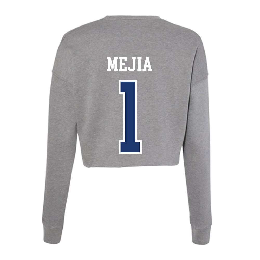 New Haven - NCAA Women's Volleyball : Alejandra Mejia - Classic Shersey Women's Cropped Crew Fleece-1