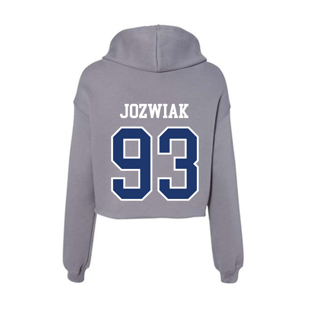 New Haven - NCAA Football : Logan Jozwiak - Classic Shersey Women's Crop Fleece Hoodie-1