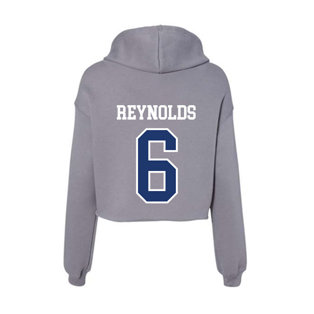 New Haven - NCAA Football : Nikkem Reynolds - Classic Shersey Women's Crop Fleece Hooded Sweatshirt-1