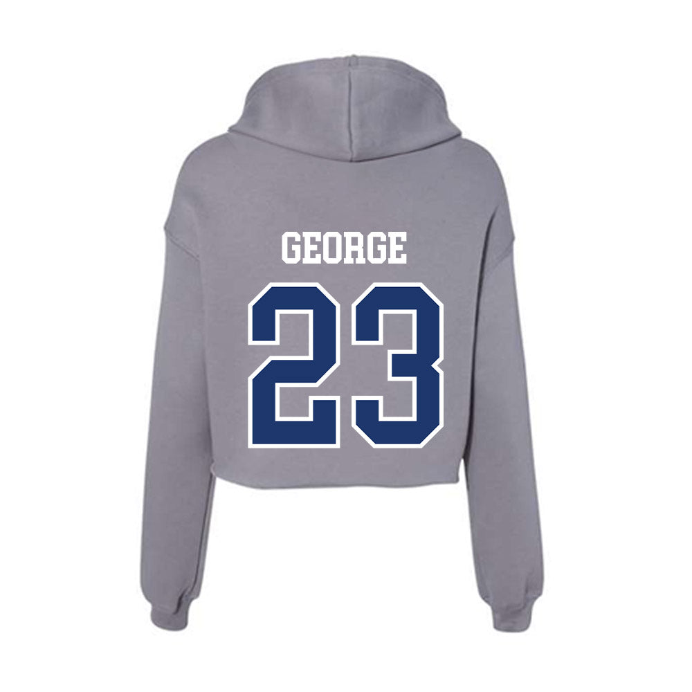 New Haven - NCAA Men's Basketball : Najimi George - Classic Shersey Women's Crop Fleece Hoodie-1