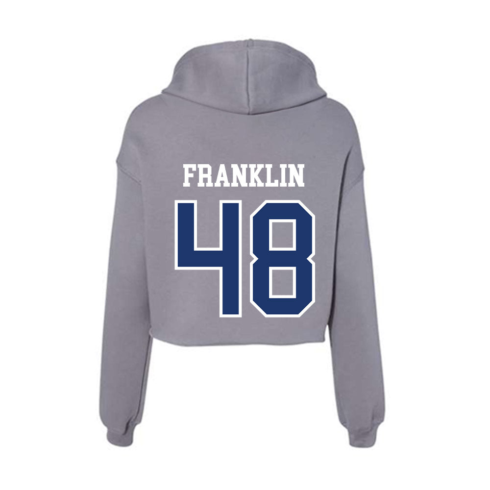 New Haven - NCAA Football : Jayden Franklin - Classic Shersey Women's Crop Fleece Hooded Sweatshirt-1