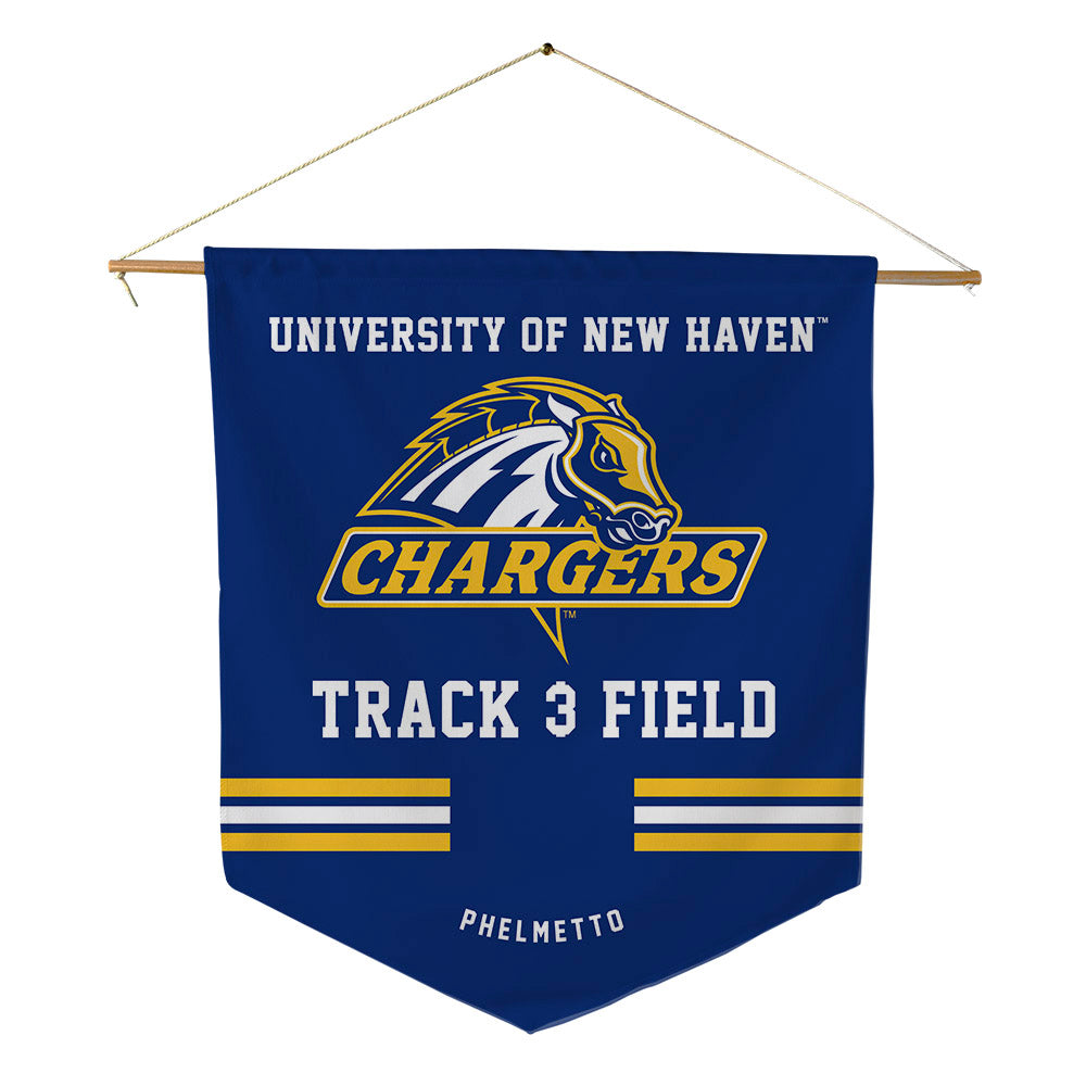 New Haven - NCAA Men's Track & Field : Amir Phelmetto - Pennant - 18" x 21"-0