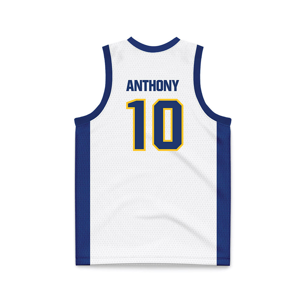 New Haven - NCAA Men's Basketball : Vere Anthony - White Basketball Jersey-1