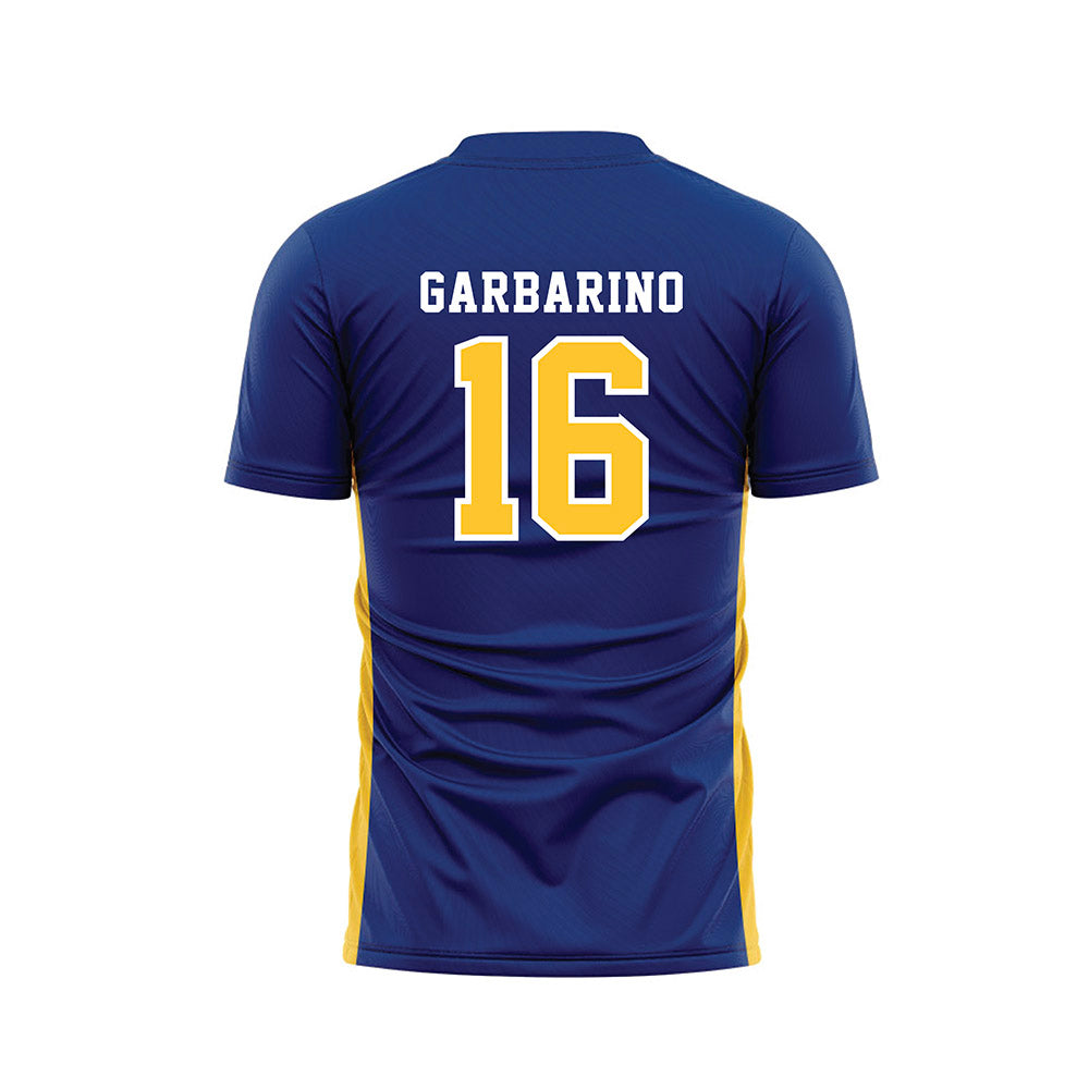New Haven - NCAA Men's Soccer : Lorenzo Garbarino - Blue Soccer Jersey-1