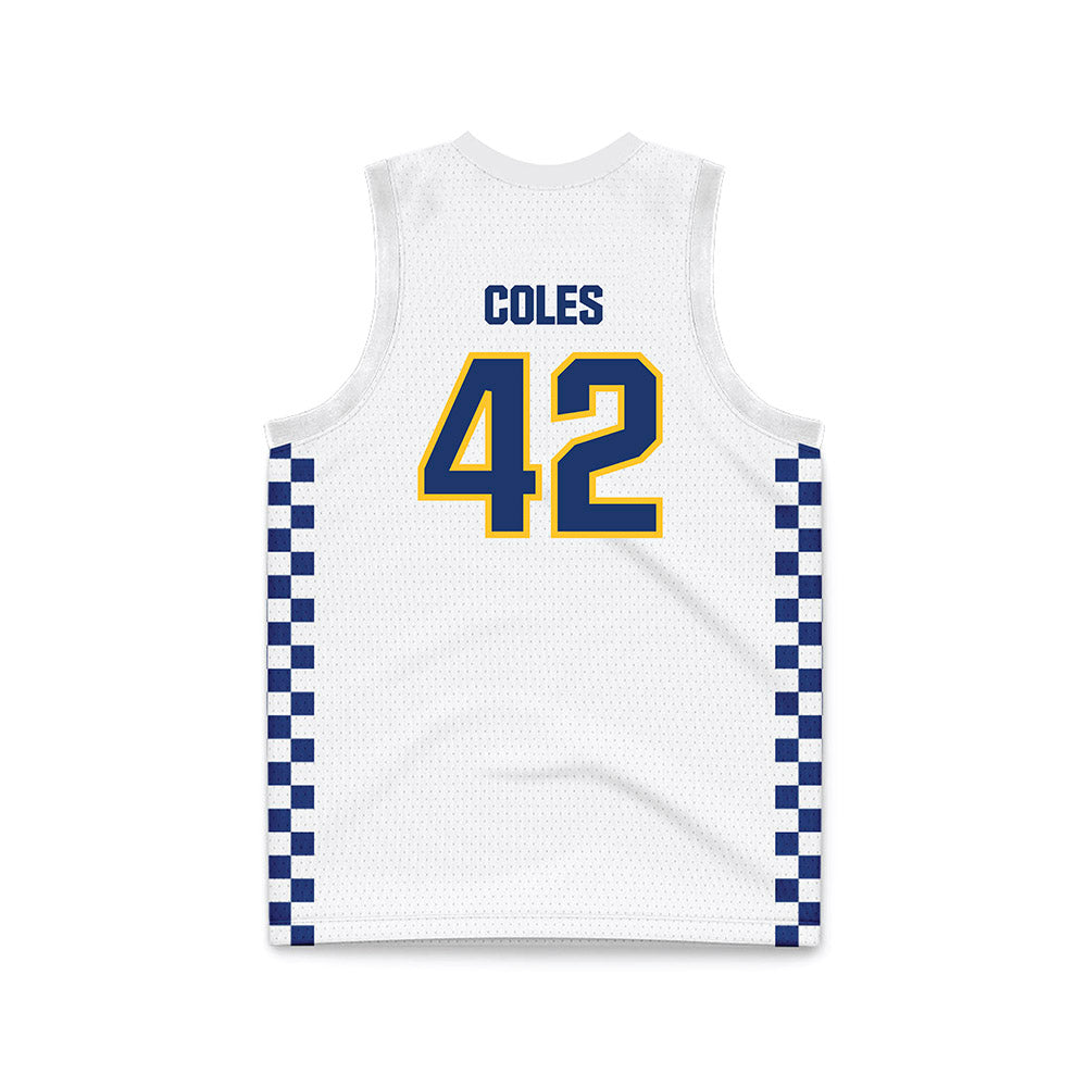 New Haven - NCAA Women's Basketball : Schuyler Coles - White Basketball Jersey-1