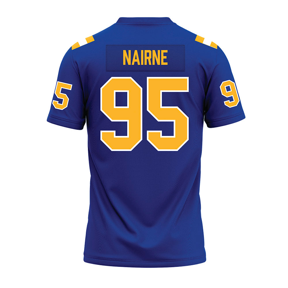 Pittsburgh - NCAA Football : Eliyt Nairne - Blue Premium Football Jersey-1
