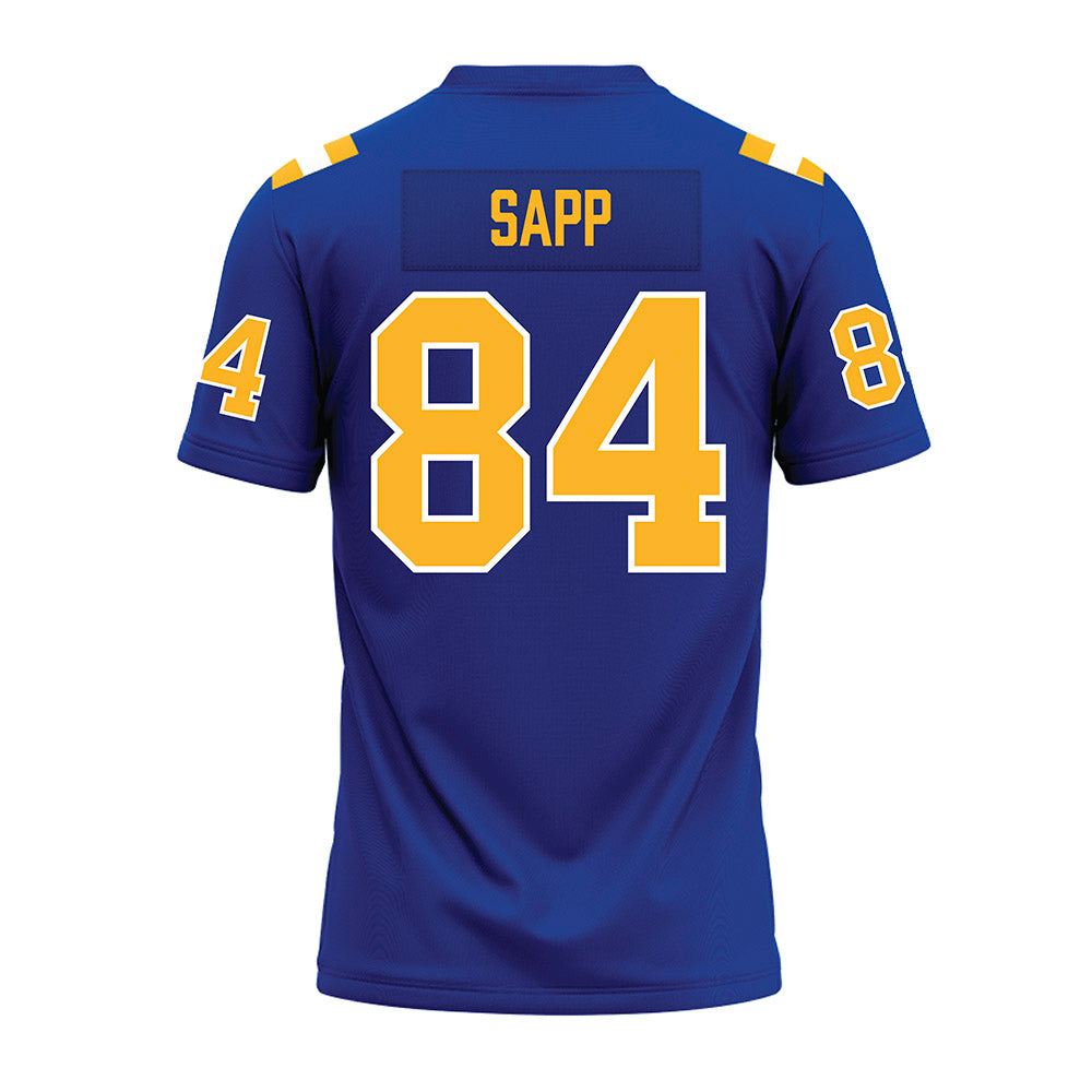 Pittsburgh - NCAA Football : Cam Sapp - Blue Premium Football Jersey-1