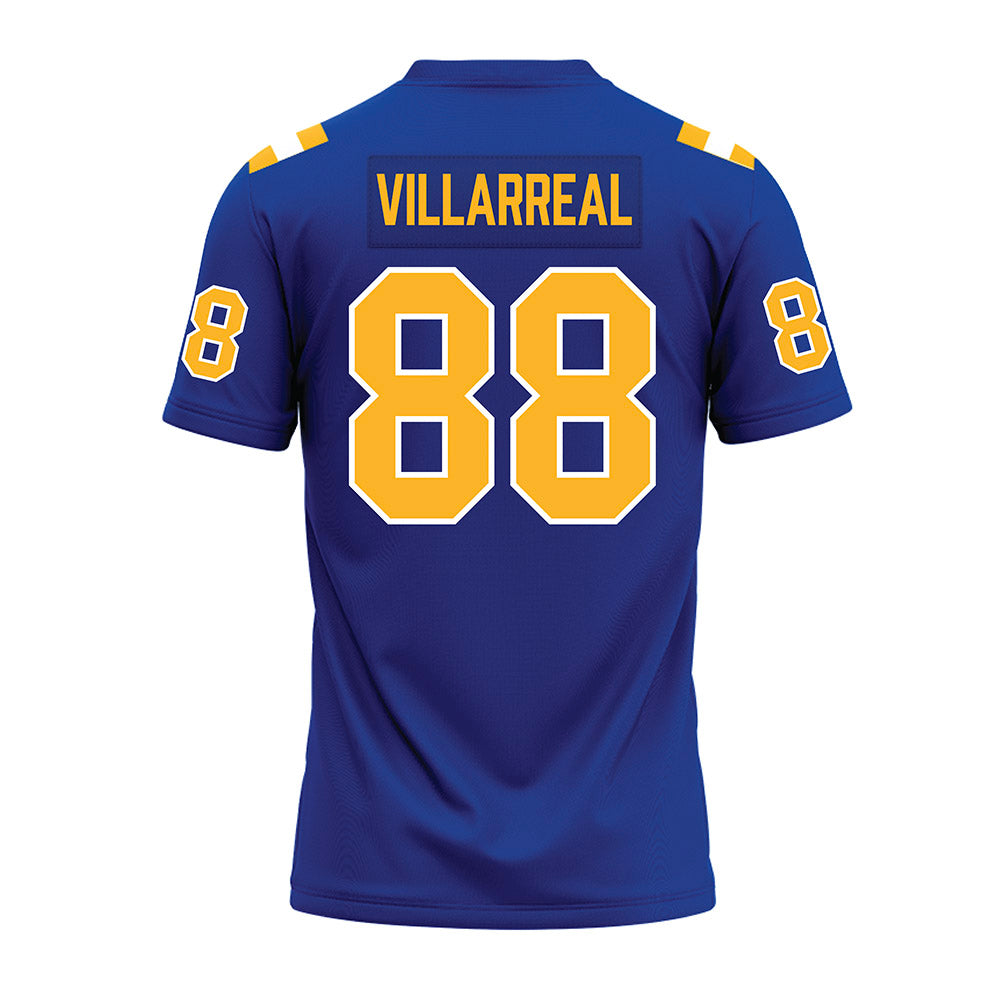 Pittsburgh - NCAA Football : Wyatt Villarreal - Blue Premium Football Jersey-1