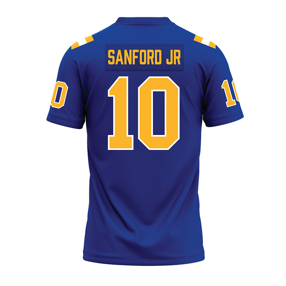 Pittsburgh - NCAA Football : Alex Sanford JR - Blue Premium Football Jersey-1