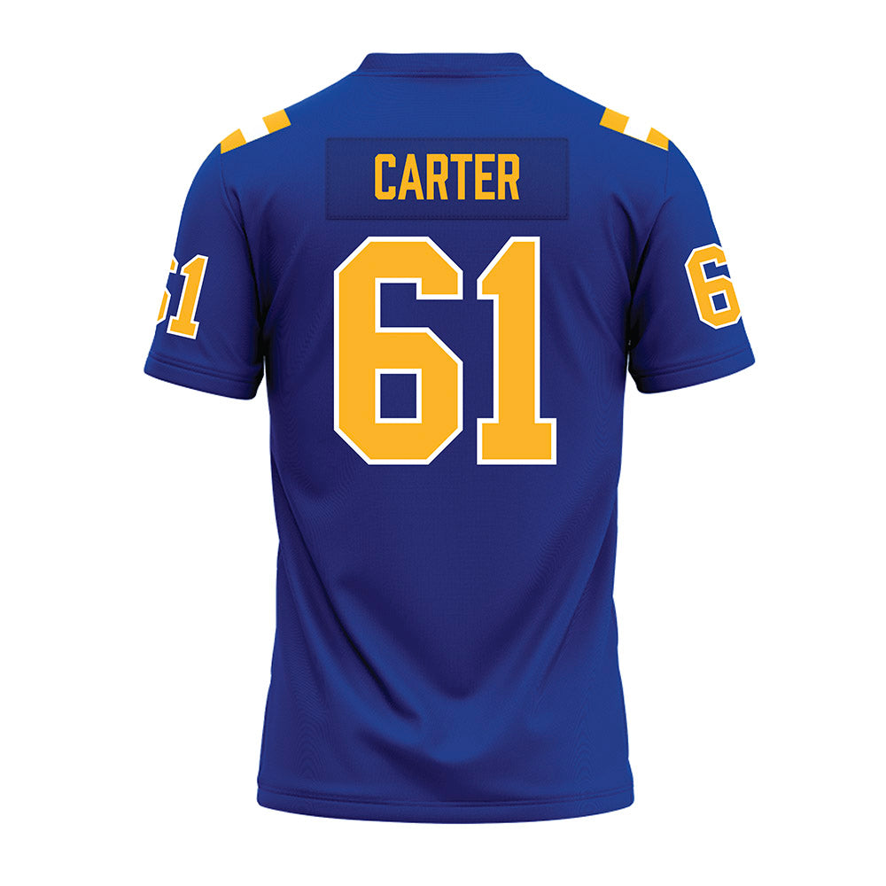 Pittsburgh - NCAA Football : Daniel Carter - Blue Premium Football Jersey-1