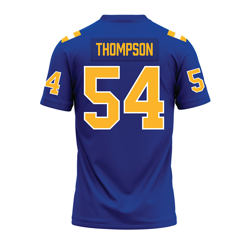 Pittsburgh - NCAA Football : Justin Thompson - Blue Premium Football Jersey-1