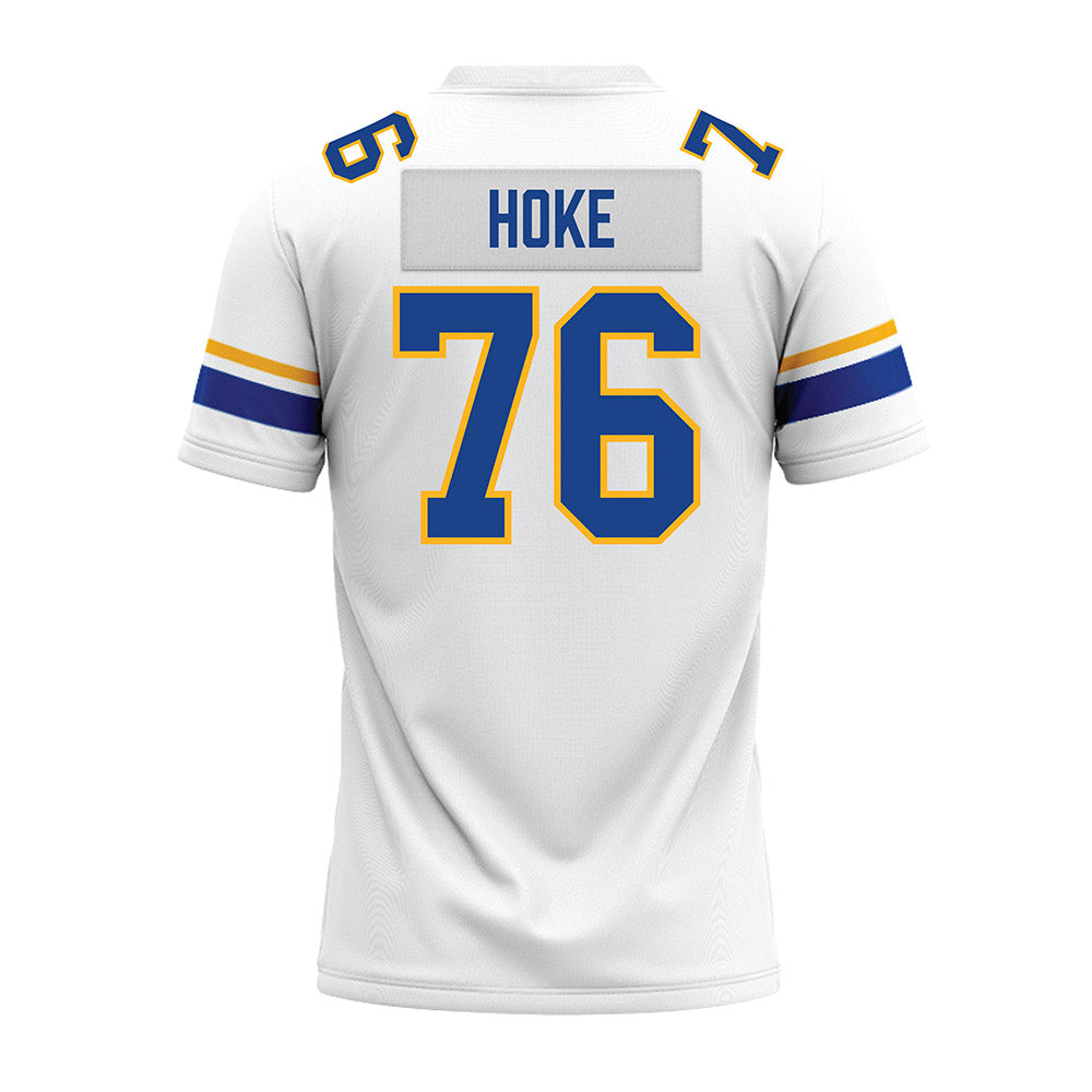 Pittsburgh - NCAA Football : Lincoln Hoke - White Premium Football Jersey-1