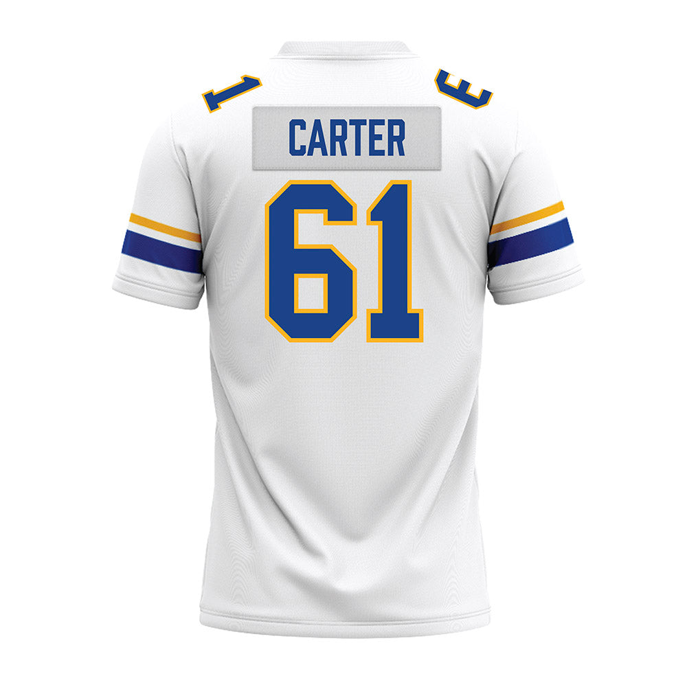 Pittsburgh - NCAA Football : Daniel Carter - White Premium Football Jersey-1